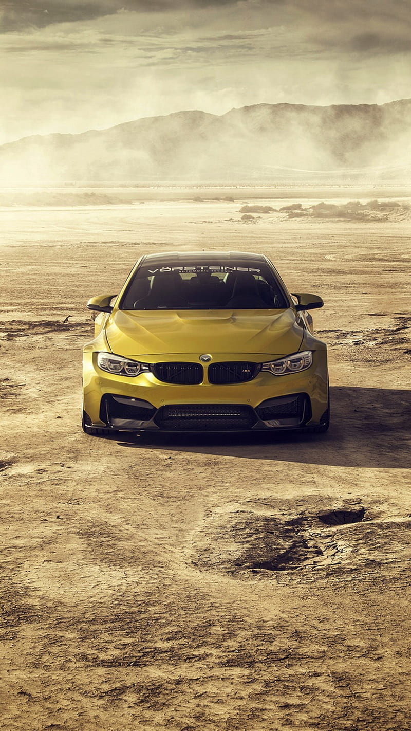 BMW M4, car, coupe, f82, front view, tuning, vehicle, vorsteiner, HD phone wallpaper
