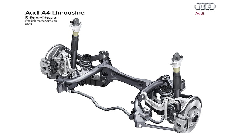 Audi a4 store rear suspension