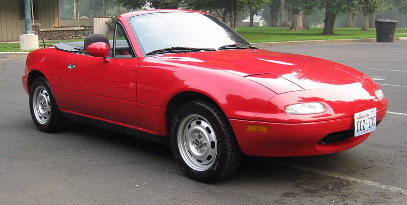 1992 Mazda MX-5 Miata, Red, Mazda, Car, esports, Young-Timer, MX-5, Miata, HD wallpaper