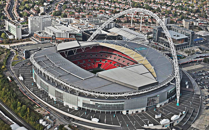 Wembley Stadium English Football Stadium, Tottenham Hotspur Stadium, London England, modern sports arenas, stadiums, UK, HD wallpaper