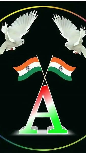 HD wallpaper a naam ka jhanda a in india flag a in inda flag letter a alphabet a thumbnail