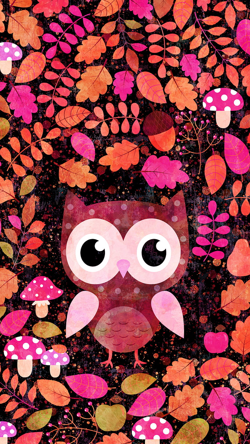cute fall owl wallpapers