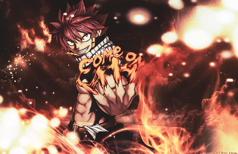 Fairy Tail, Anime, Manga, Natsu Dragneel, Fire, Dragon, Mage, Father And  Son, HD wallpaper