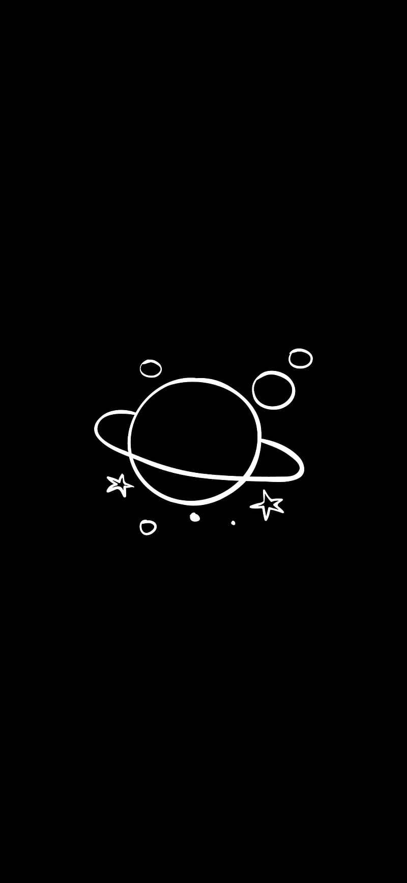 black background, space, planet, HD phone wallpaper