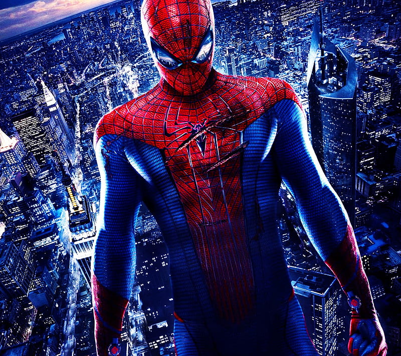 Amazing Spiderman, cartoon, comics, dc, drawn, hollywood, marvel, superheroes, HD wallpaper
