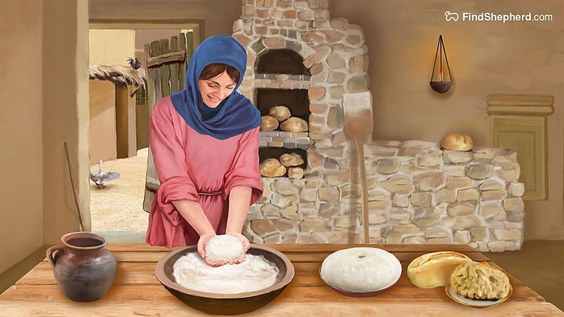 Parable of the Yeast, bread, home, women, yeast, HD wallpaper