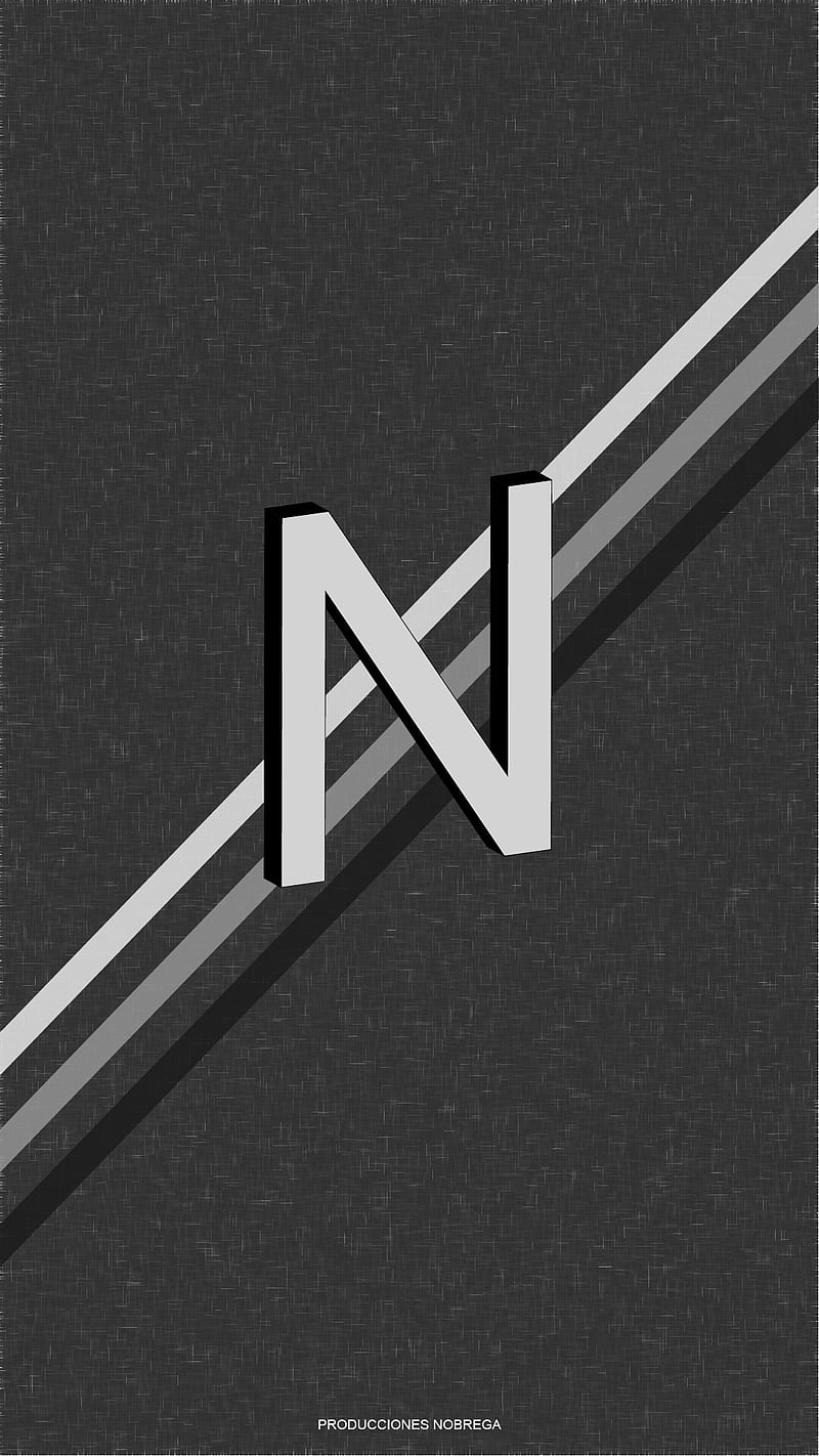 N, black, fond, nn, nobrega, simple, themes, ultra, HD phone wallpaper