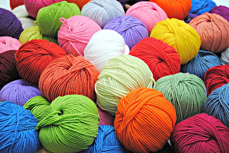 Yarn, wool, balls, knitting, HD wallpaper
