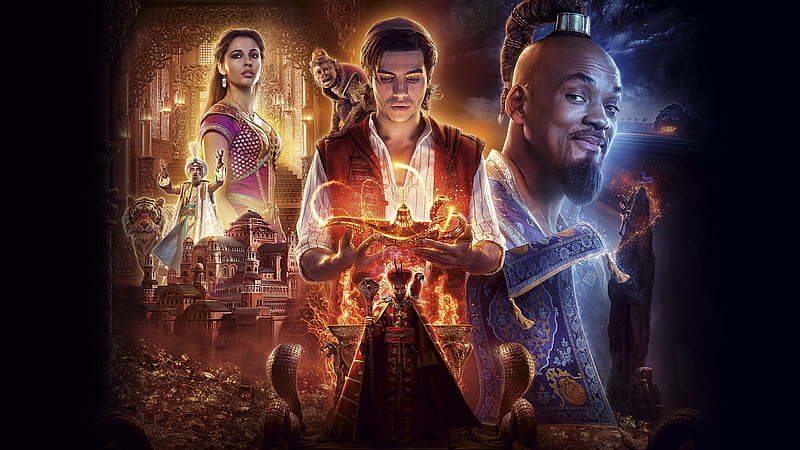 Aladdin 2019, will smith, naomi scott, mena massoud, películas, Fondo de  pantalla HD | Peakpx