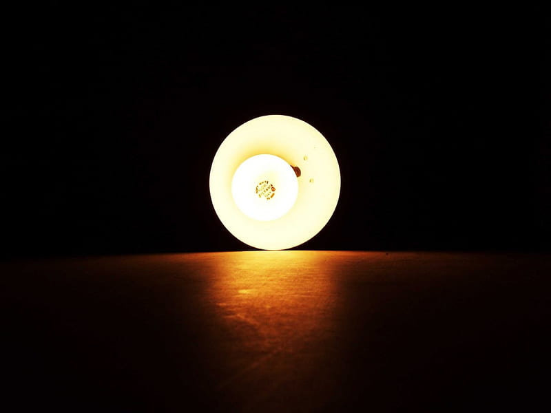 Light Source, bright, lamp, light, dark, HD wallpaper