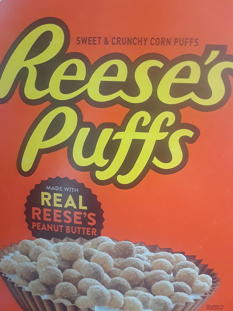 Reeses Puffs Cereal, box tops education, cereal, corn puffs, general mills, peanut butter, peanuts, reeses puffs, HD phone wallpaper