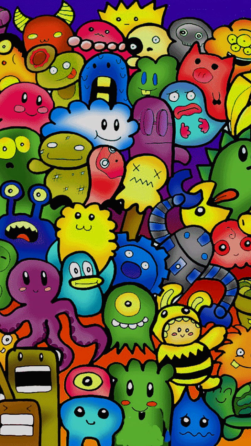 Cute Cartoon, 929, culture, family, graffiti, icon, kids, pop, silly, HD  phone wallpaper | Peakpx