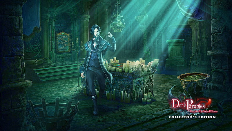 Dark Parables - Portrait of the Stained Princess06, video games, cool, puzzle, hidden object, fun, HD wallpaper