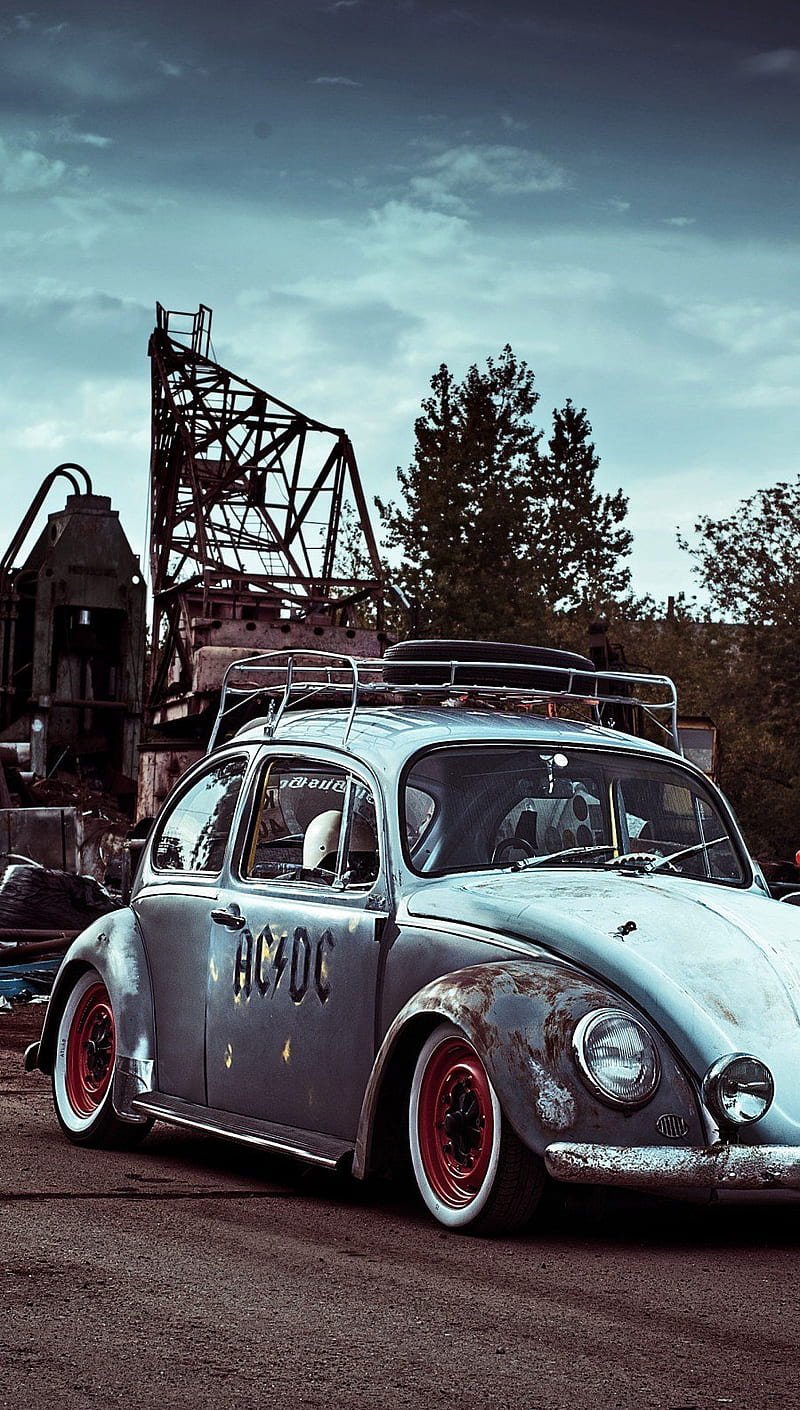 Beetle Bus, beetle, car, old, volkswagen, HD phone wallpaper