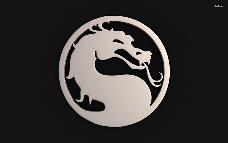 Mortal kombat logo, mortal, logo, kombat, dragon, HD wallpaper | Peakpx