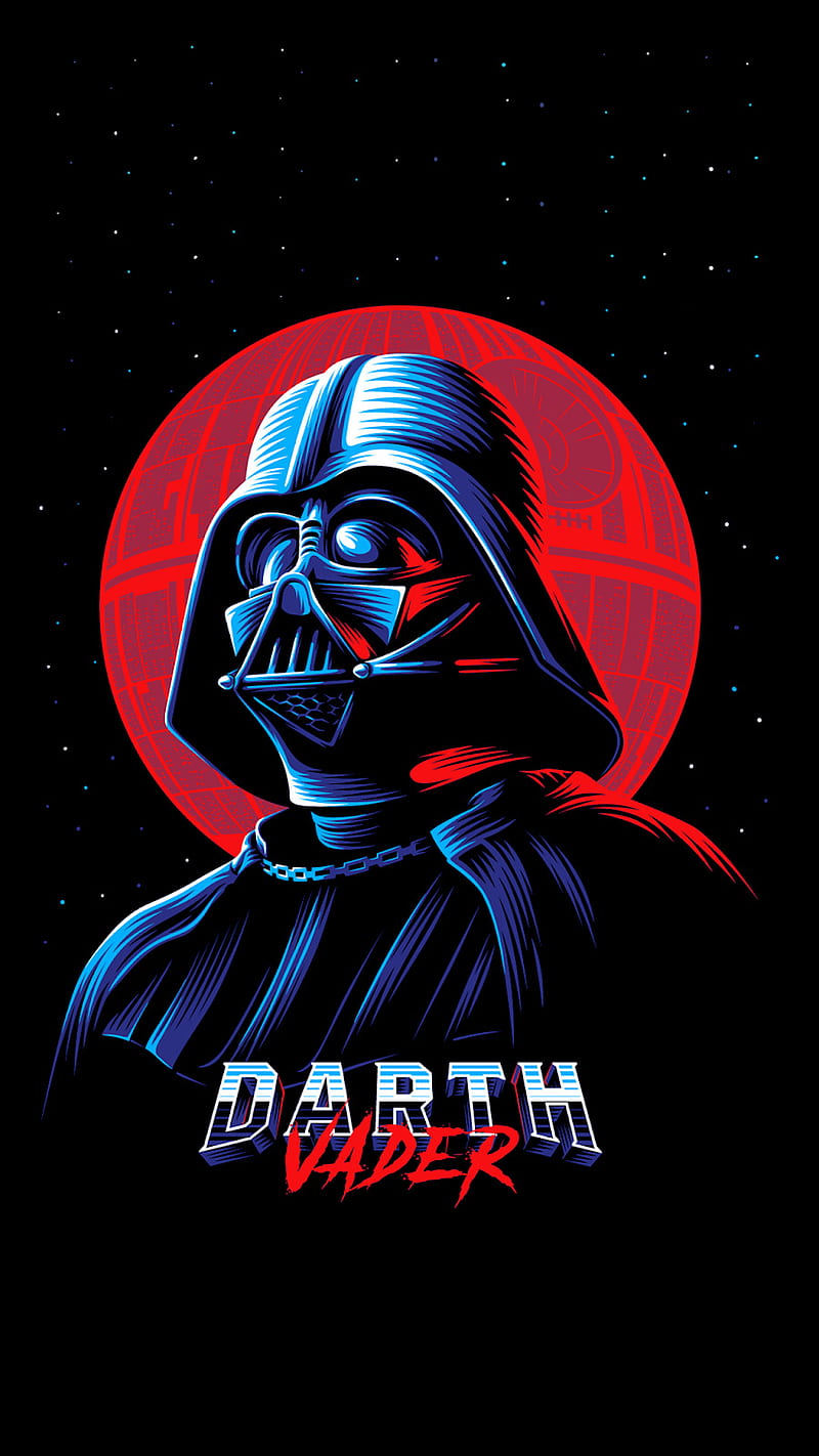 Darth Vader, 90s, aesthetic, amoled