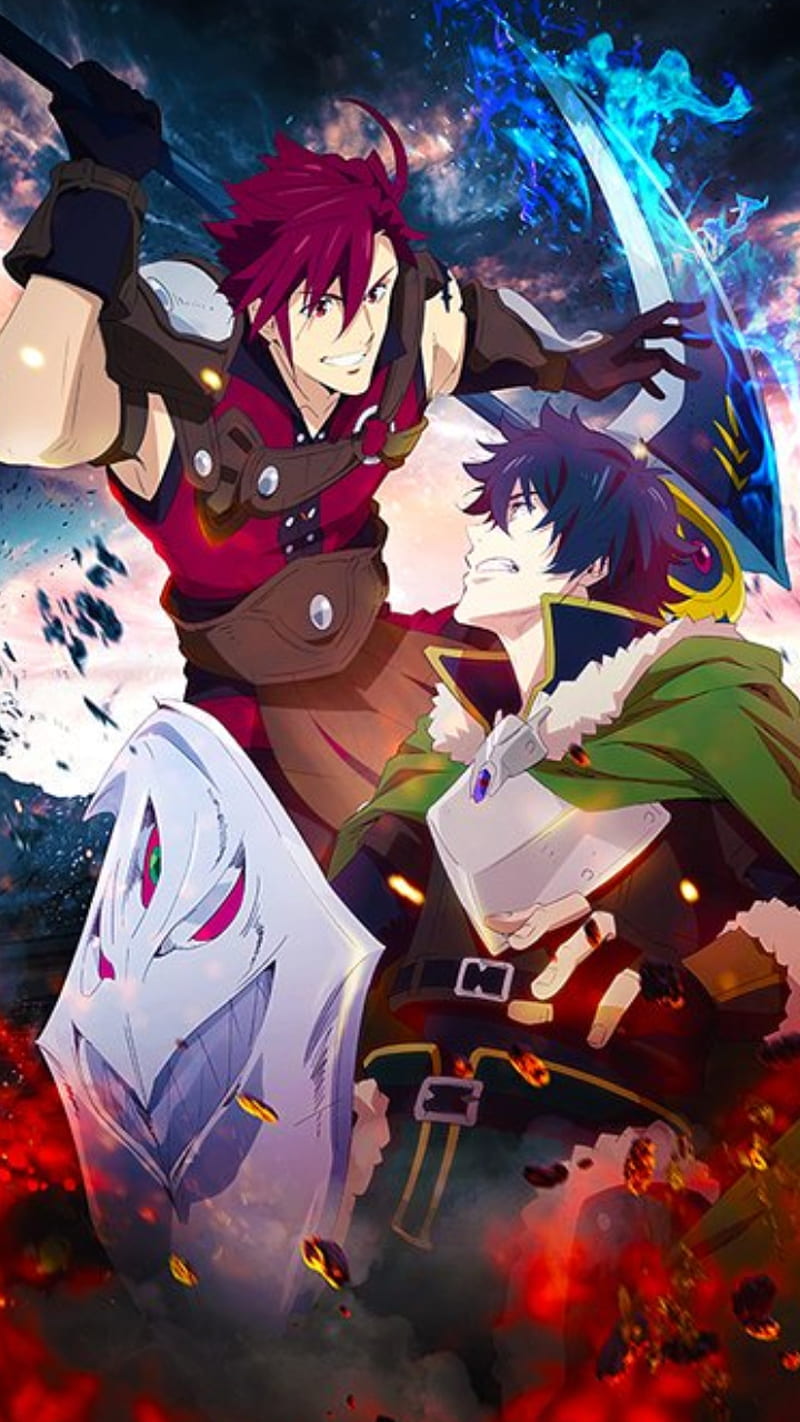 Naofumi and Larc, hero, naofumi iwatani, shield hero, HD phone wallpaper