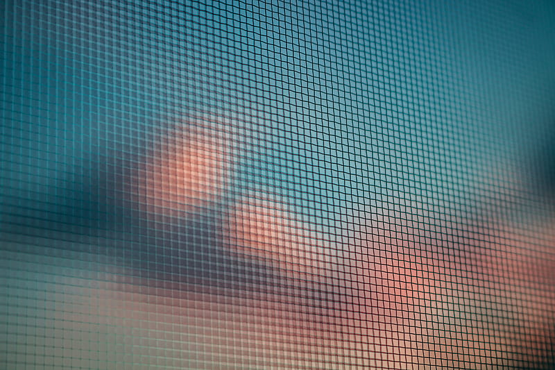 mesh, sky, blur, clouds, HD wallpaper
