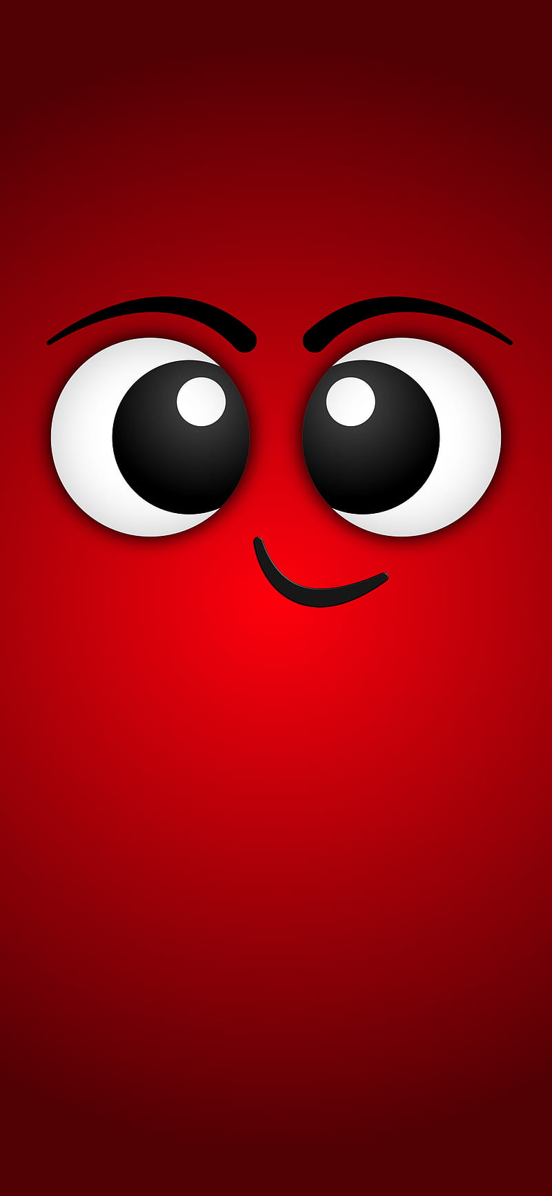 Red Face, Mobile, cute, eye, mobile face, smile, HD phone wallpaper | Peakpx