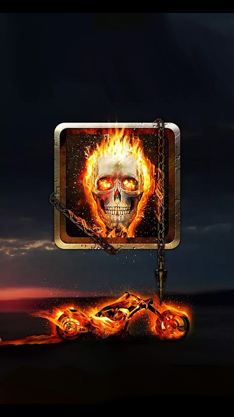 Calavera de fuego, byke, Fondo de pantalla de teléfono HD | Peakpx Calavera de fuego, byke, Fondo de pantalla de teléfono HD | Peakpx