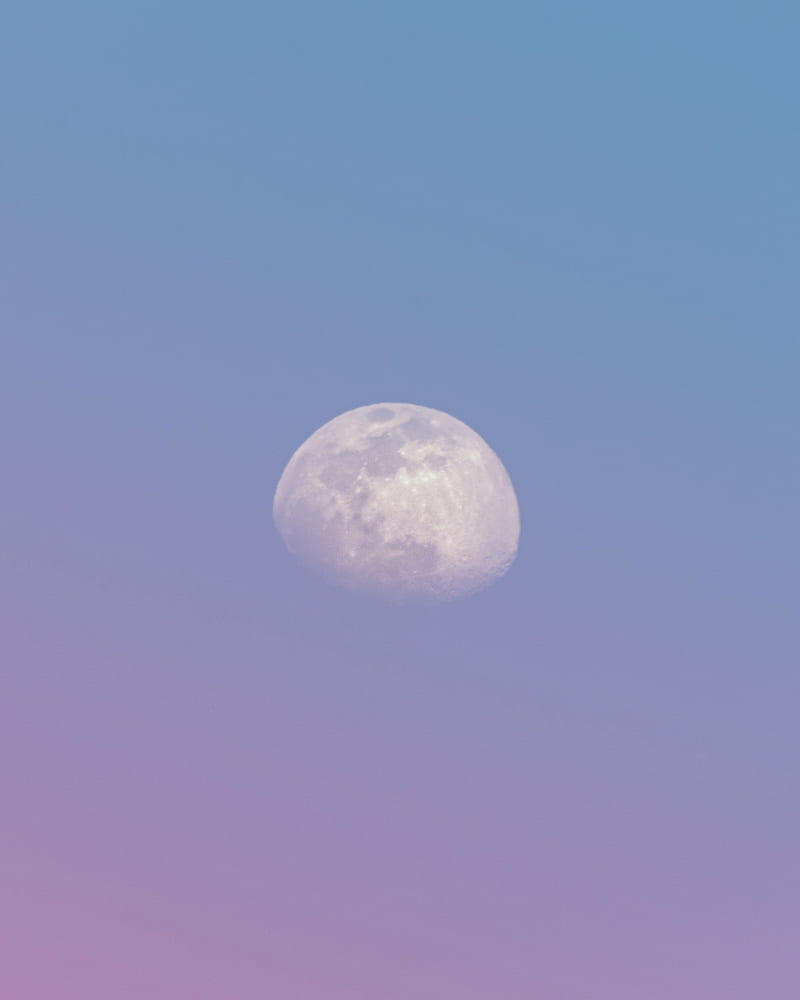 Teal Moon, blue, bluepink, mooncolor, moonlight, graphy, pink, pinkblue ...
