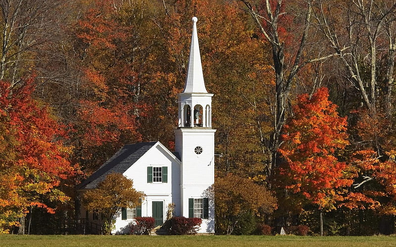 New Hampshire - Chapel, HD wallpaper