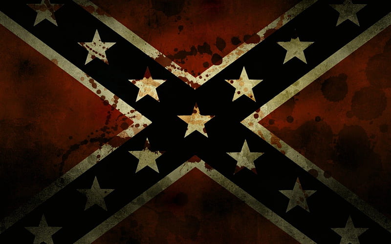 confederacy, confederate, south, rebel, flag, HD wallpaper