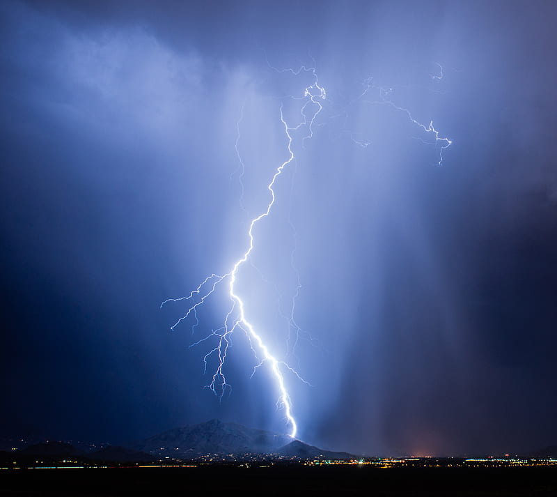 Lightning Storm, thunders, HD wallpaper