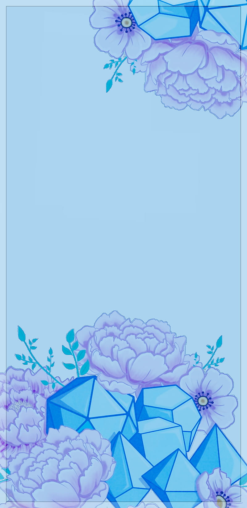 BlueFlowerDice, blue, dice, dm, dnd, dragons, dungeons, flower, flowers, nature, HD phone wallpaper
