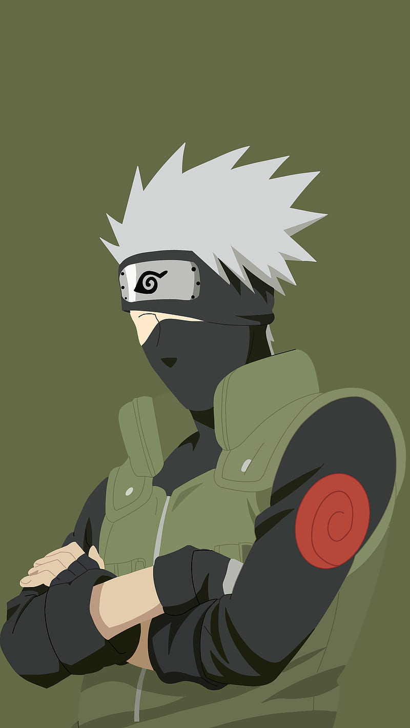 Naruto Kakashi Kunai Anime Face Mask