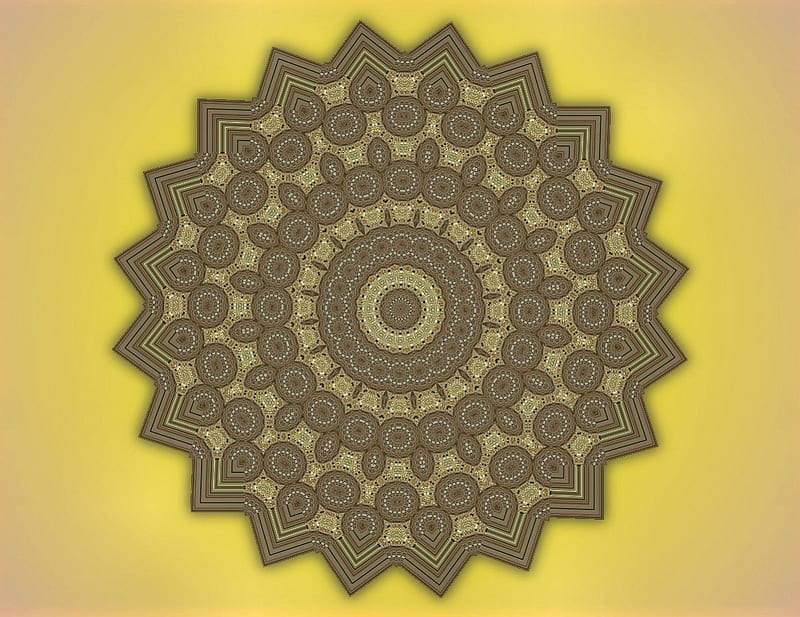 Banana Peel, kaleidoscope, sand, desert, brown, yellow, banana, HD wallpaper
