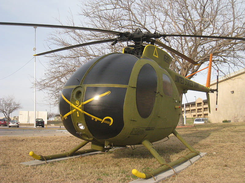 The OH-6A Little Bird, little bird, mh 6, chopper, air mobile, cavalry, HD wallpaper