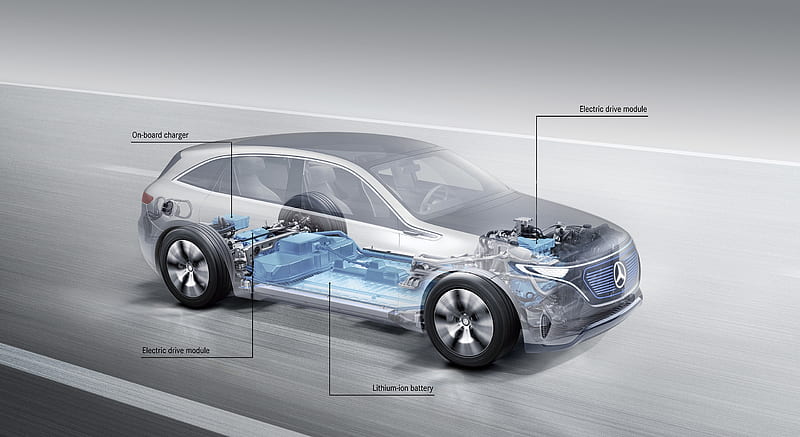 2016 Mercedes-Benz Generation EQ SUV Concept Components - Phantom View , car, HD wallpaper