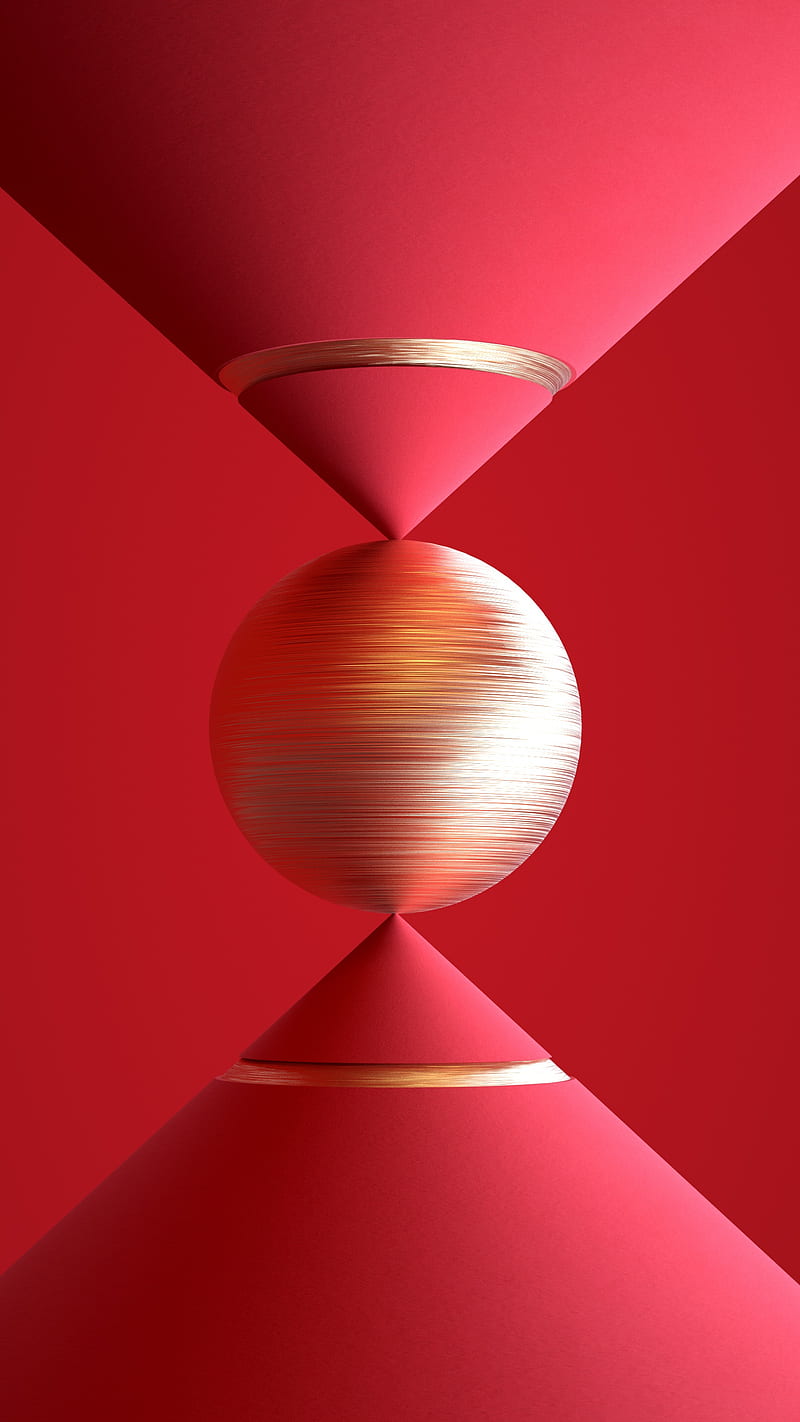 Red Centered Ball, 2020, Kushtrim, around, awesome, best, buy, ever, extra, good, jump, live, viral, HD phone wallpaper