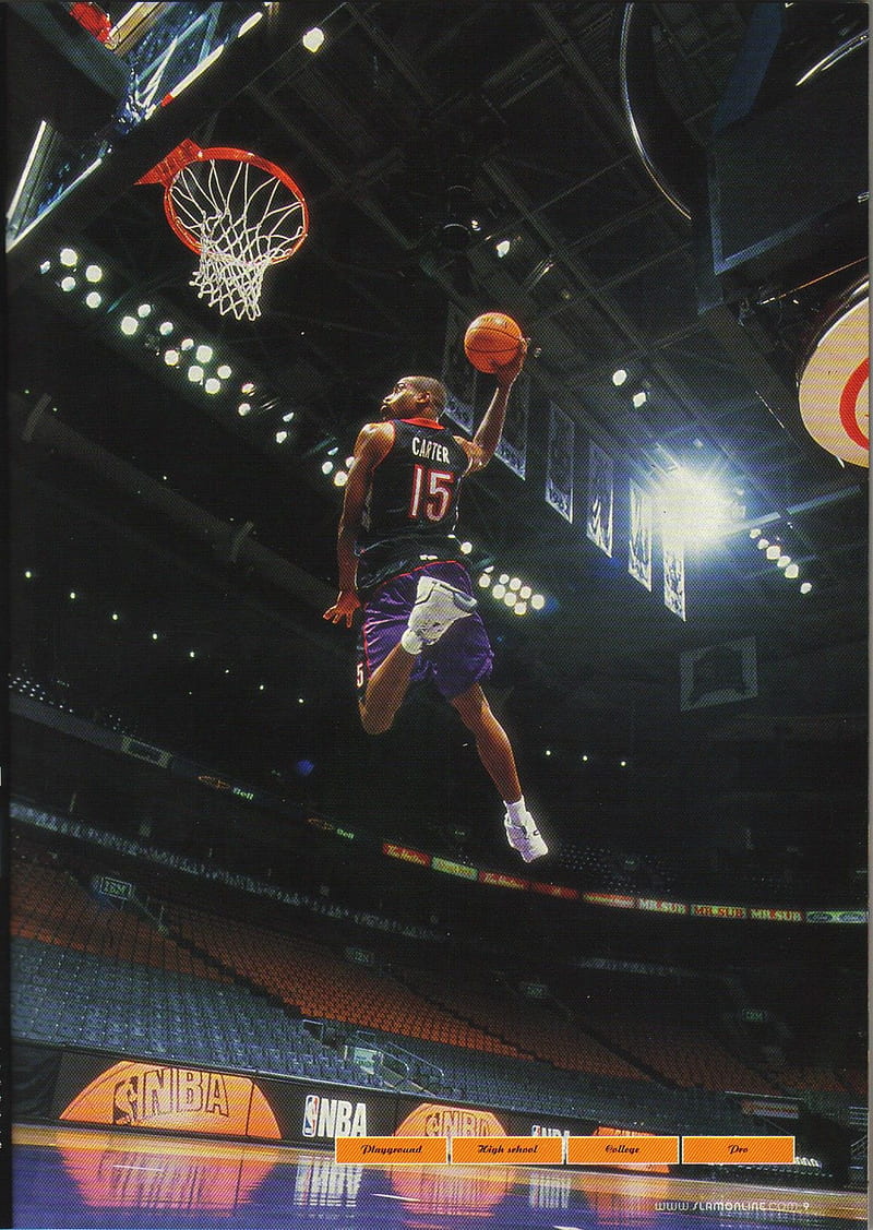 Vince Carter Nba Basketball Art Raptors Basketball Basketball Graphy Vince Carter Dunk Hd