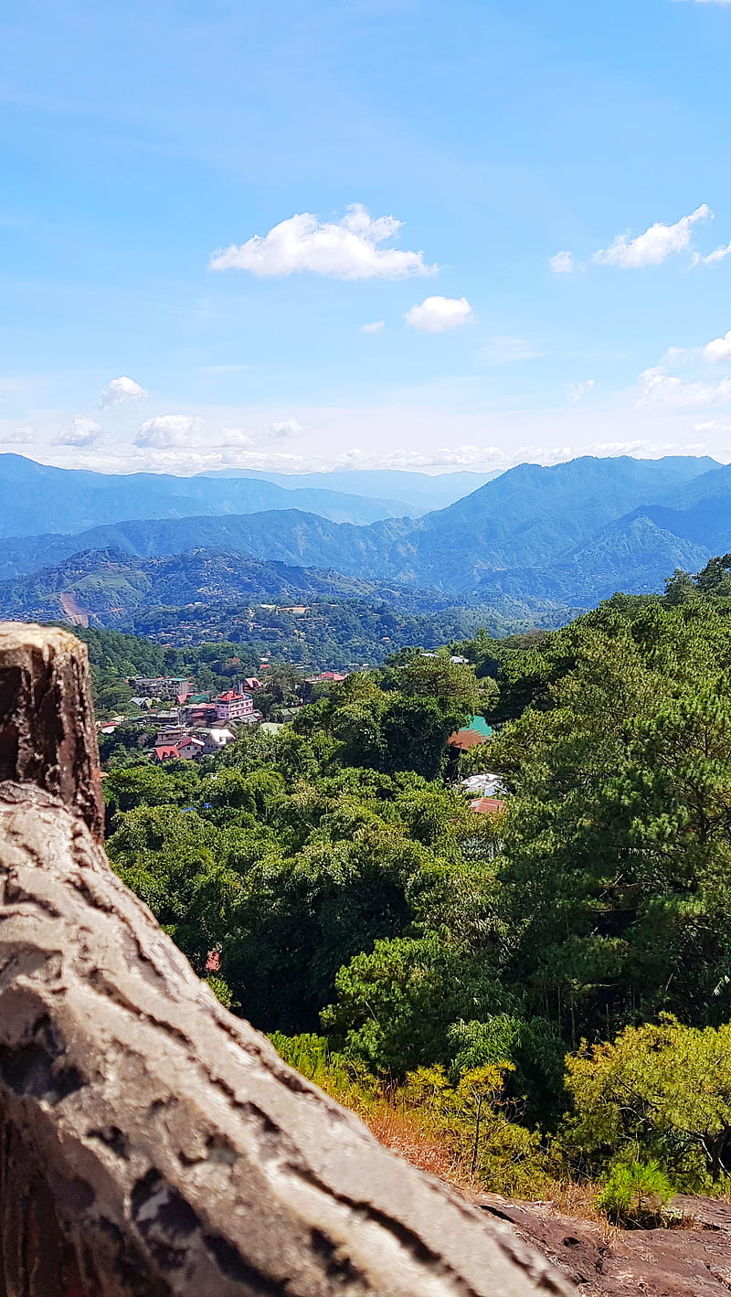 Mines View, baguio, landscape, mountains, park, philippines, HD phone