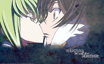 Code Geass Anime Couple Kiss C.C. X Lelouch Cute Poster Hd 3d Aop Hoodie -  Teeruto