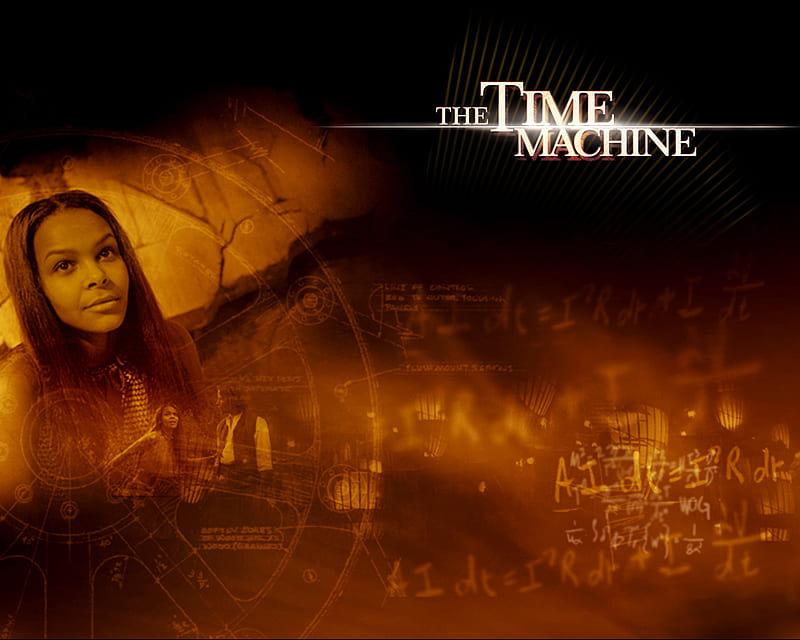 The Timemachine, samantha mumba, the time machine, sci fi, monochrome, HD wallpaper