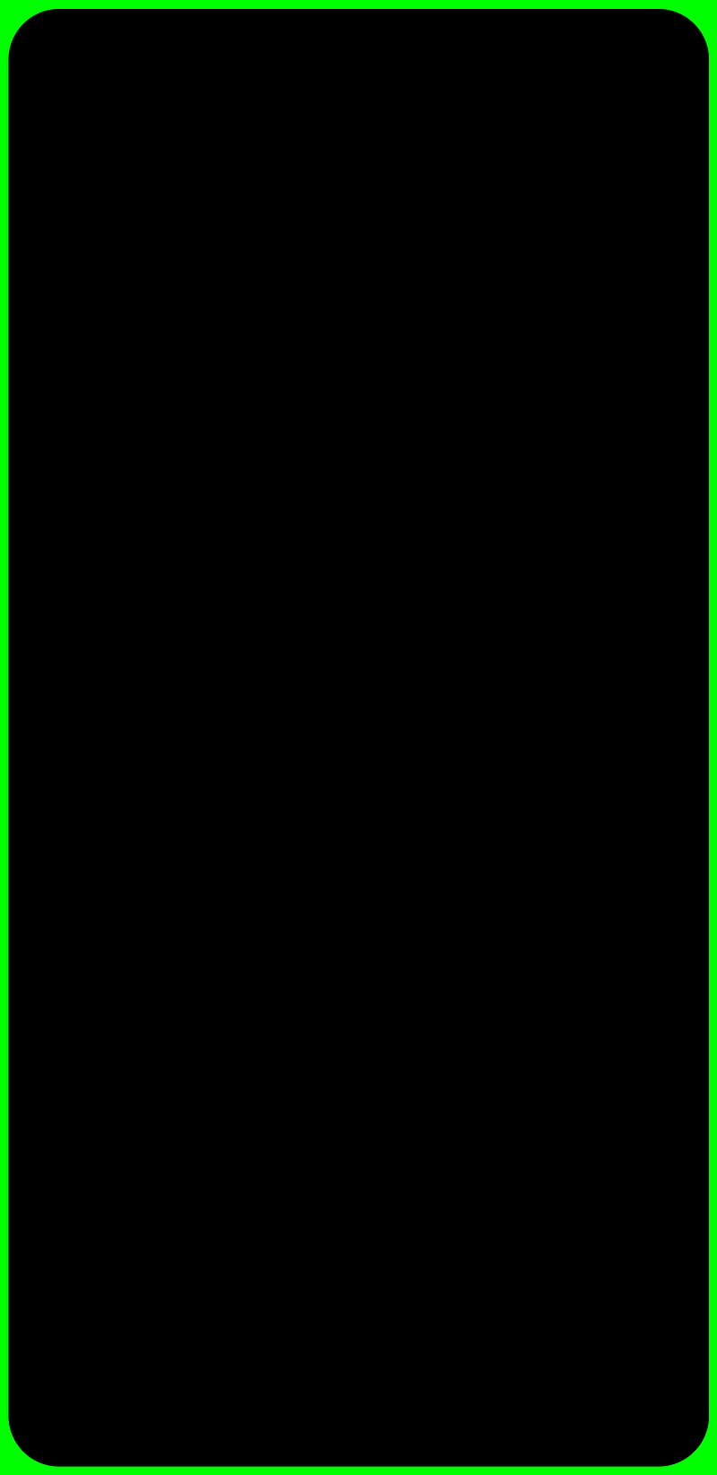 Edge Lighting Green, amoled, black, led, edge, s9, s9 plus, green, HD phone wallpaper