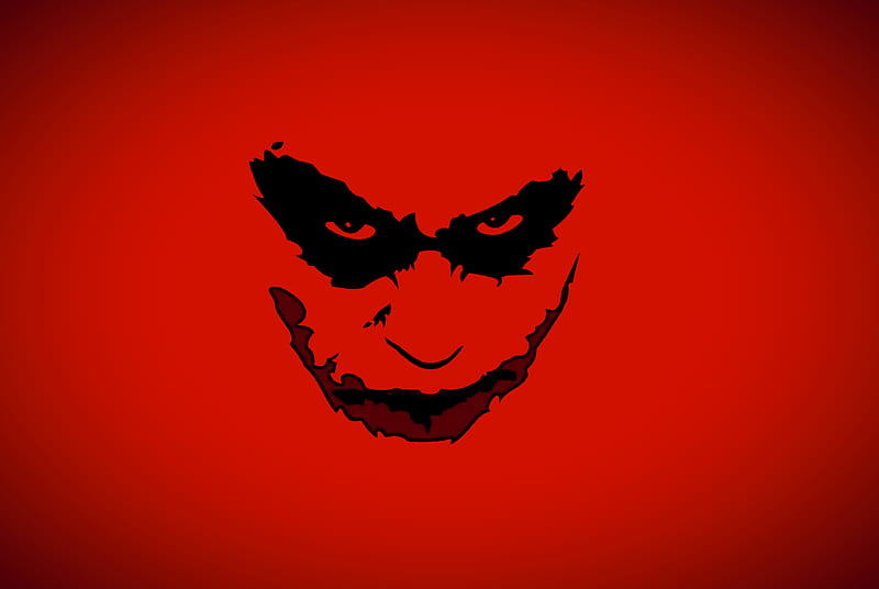 Joker Face Minimal, HD wallpaper