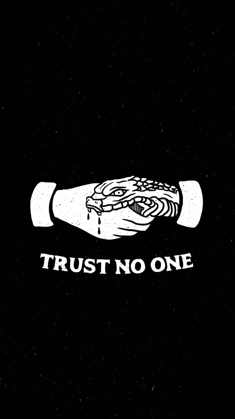 Trust No One, betrayal, dark, HD phone wallpaper