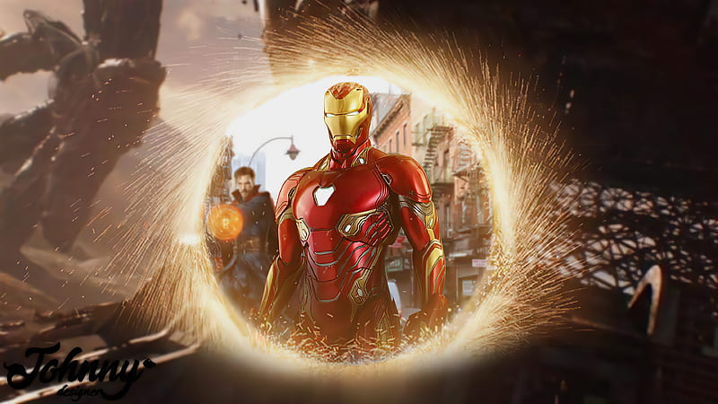 Avengers Iron Man 2020 , iron-man, superheroes, artwork, artist, behance, HD wallpaper