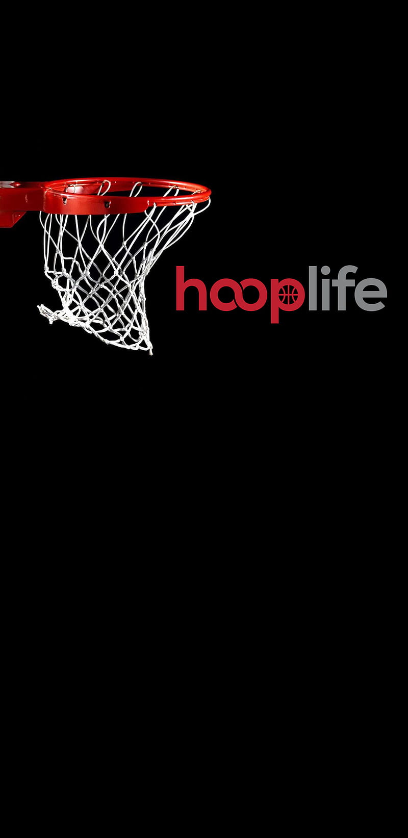Hoop Life Minimal, ball, basket, basketball, black, sport, esports, steamroom, HD phone wallpaper