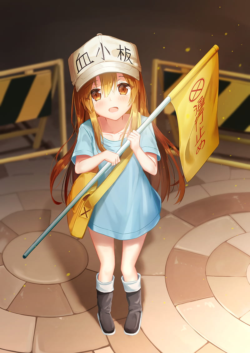 platelet (hataraku saibou) drawn by buchi_(y0u0ri_)