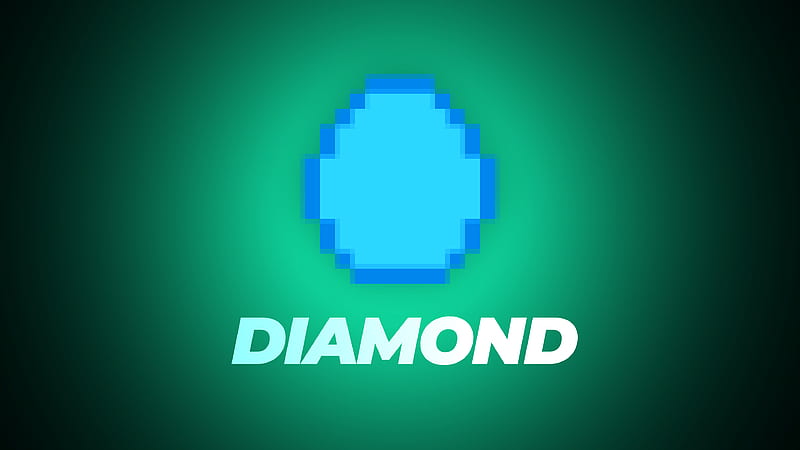 Video Game, Minecraft, Diamond, HD wallpaper