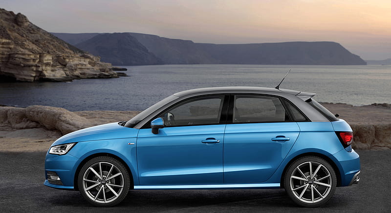 2015 Audi A1 Sportback (Hainan Blue) - Side , car, HD wallpaper