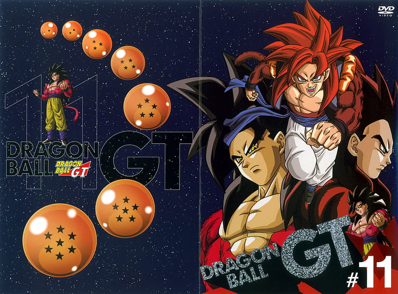 Dragon Ball GT #11, Player, Anime, 7 Dragon Ball, Vegeta SSJ4, Manga, Dragon Ball GT, Goku SSJ4, Gogeta SSJ4, HD wallpaper