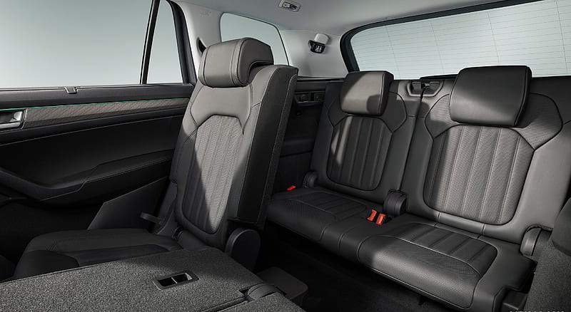 2021 Škoda Kodiaq - Interior, Third Row Seats , car, HD wallpaper