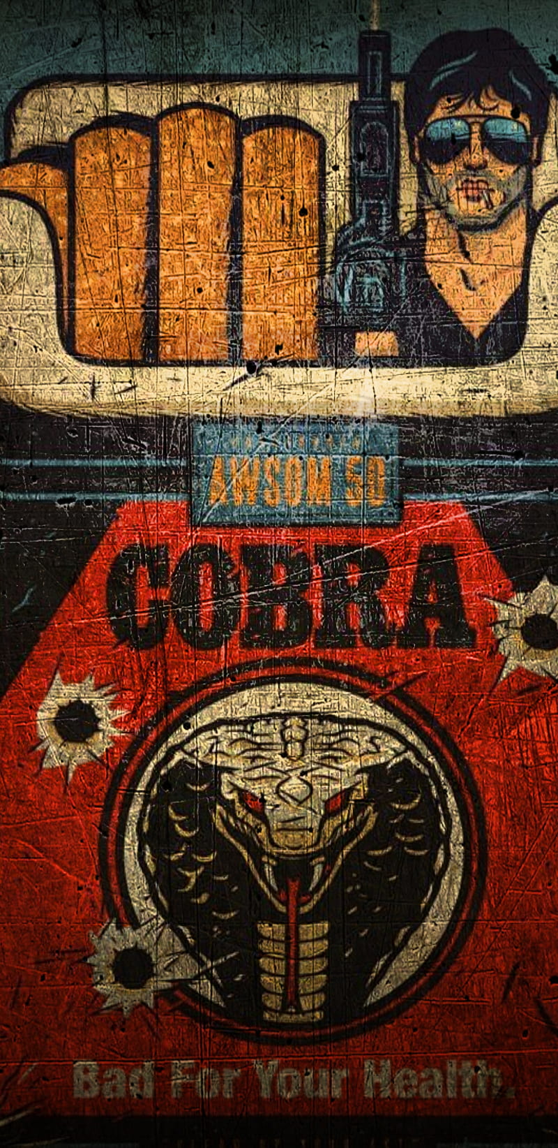 Cobra 1986 Poster, 80s, art, comic, eighties, heroes, marvel, old, retro, super, HD phone wallpaper