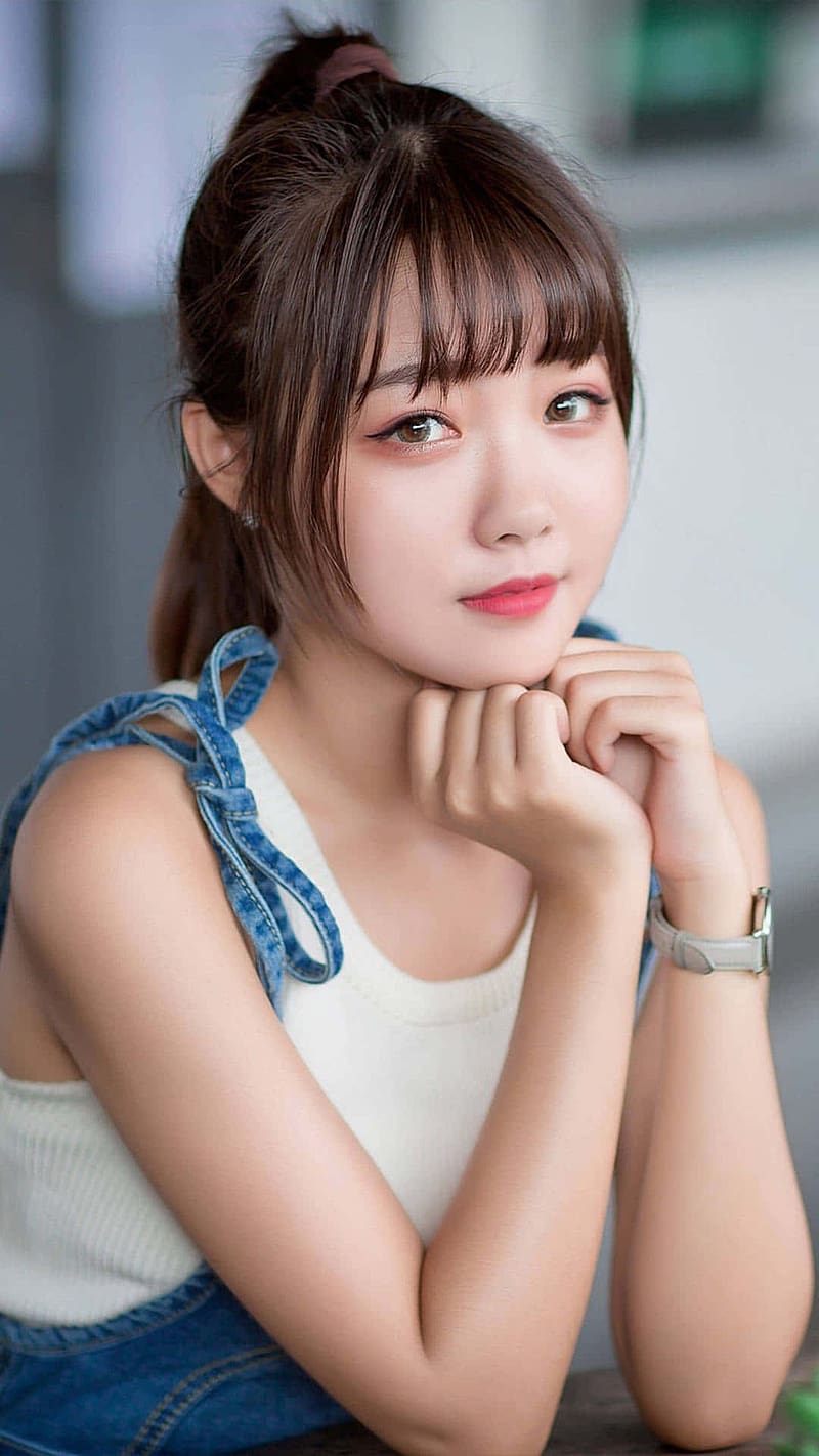 Best Korean, cute koren girl, cute, korean, girl, HD phone wallpaper